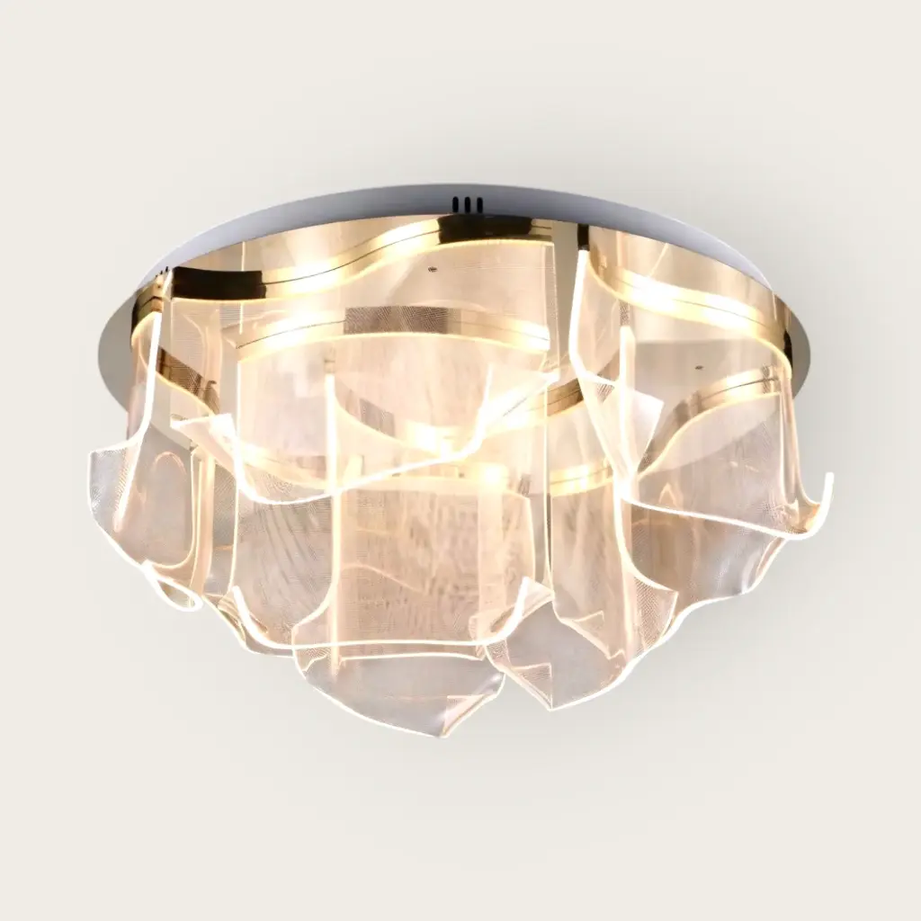 Wave Surface Mounted Chandelier