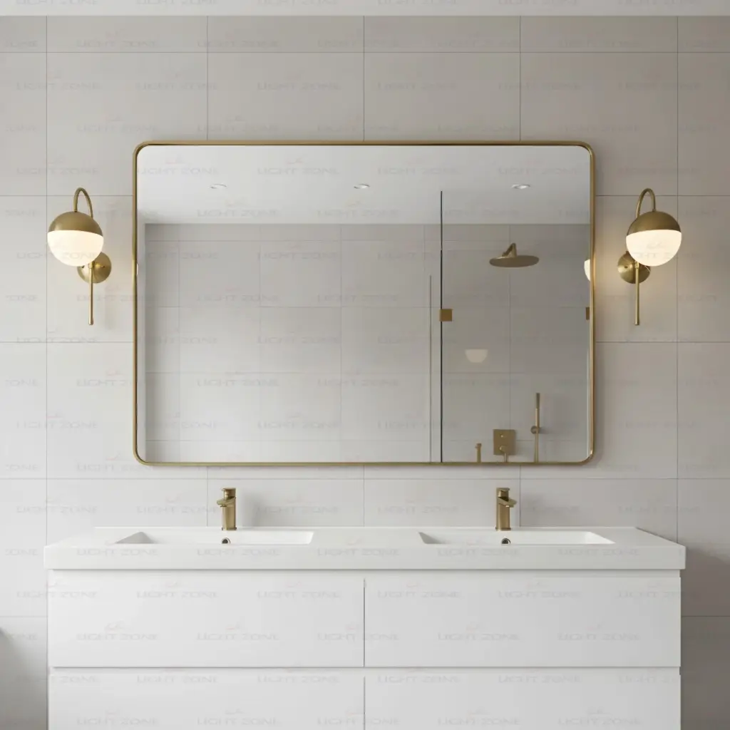 Gold Ball Wall Light