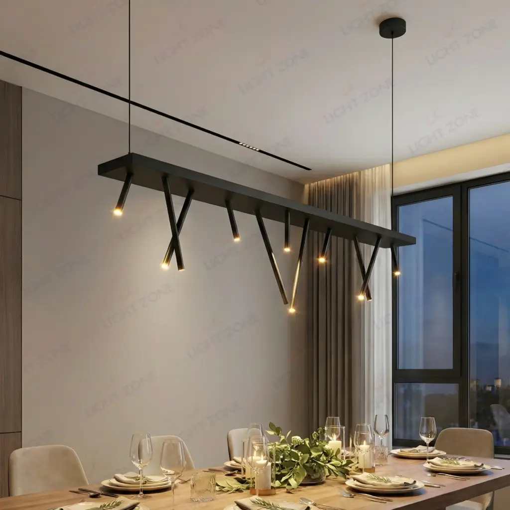 Linear Spot Chandelier