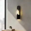 Horizon Vanity Black Wall Sconce