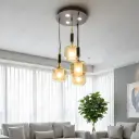 Gold Cluster Pendant Light