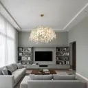 Firefly Crystal Gold Chandelier