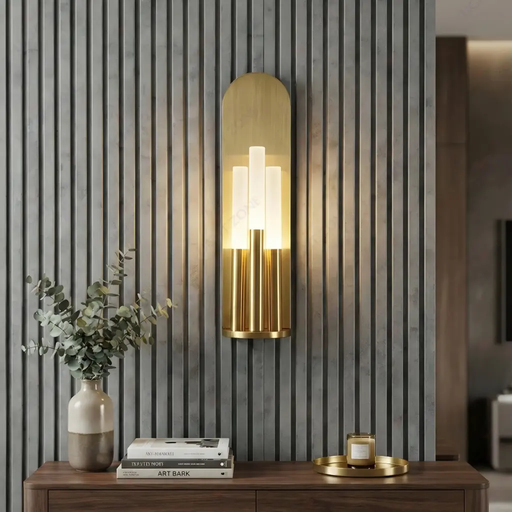Horizon Vanity Gold Wall Sconce