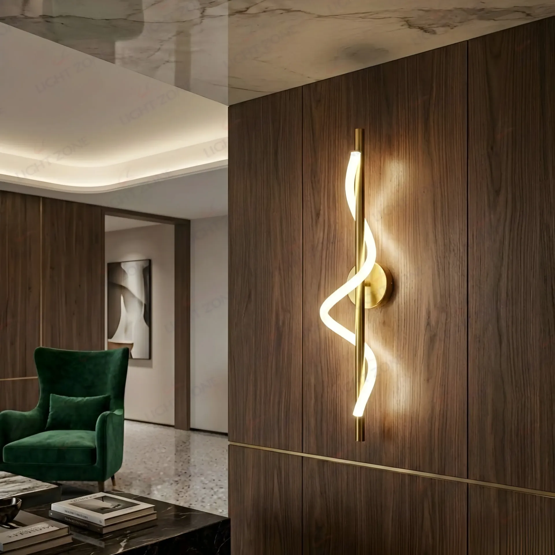 Helical Wall Lamp