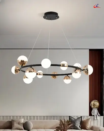 Orbit Luxe Ring Chandelier 