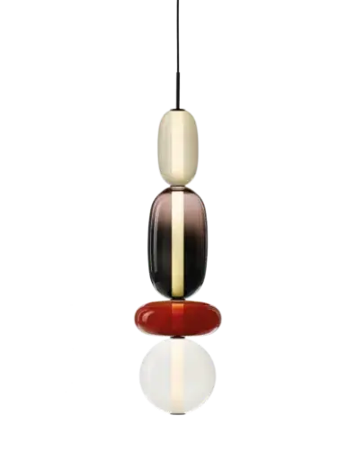 Stacked Glass Pendant 