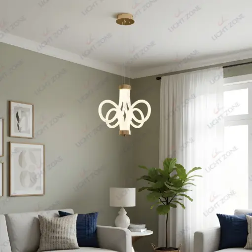 Luna Twist Mini Chandelier