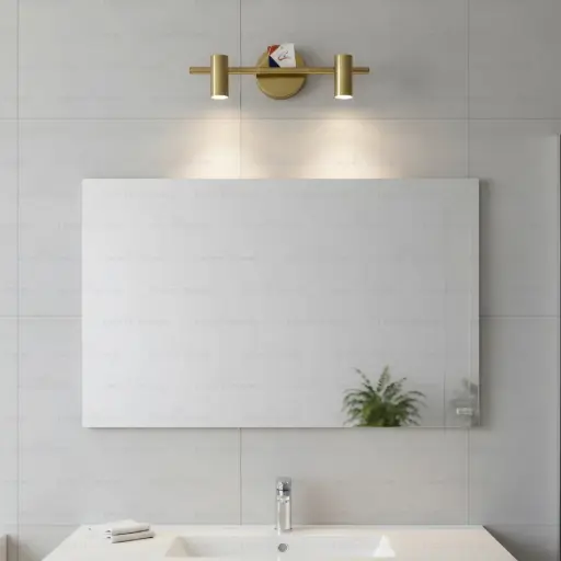 Duo Gold Mirror Light
