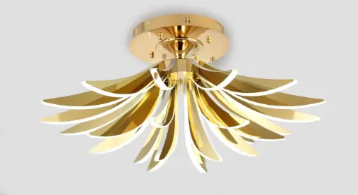 Pine Surface Mounted Chandelier