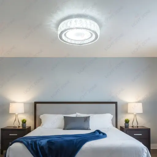 Crystal Eclipse Surface Mounted Chandelier 